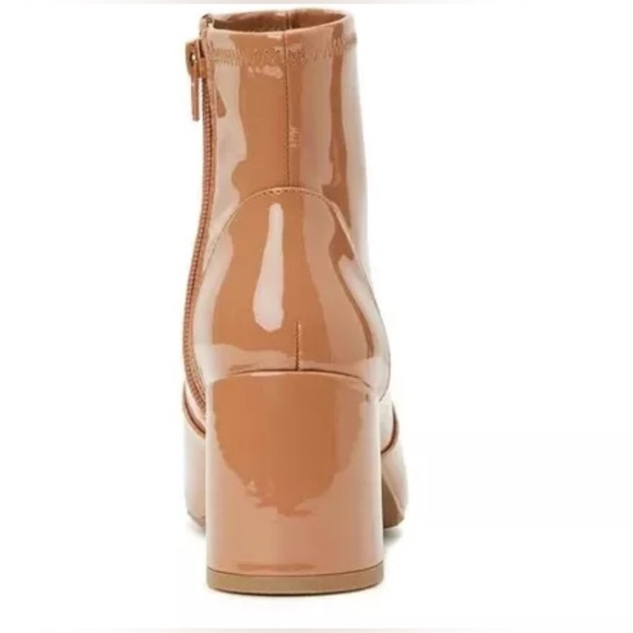Madden NYC Side Zip Heeled Bootie, Women's Size 10 color Caramel NEW - Picture 2 of 15